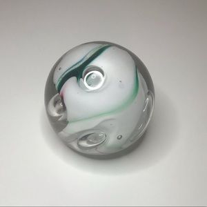 Glass Bubbles Paper Weight